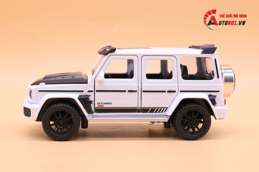 MÔ HÌNH XE MERCEDES-BRABUS G700 WHITE 1:32 DOUBLE HORSES 3680