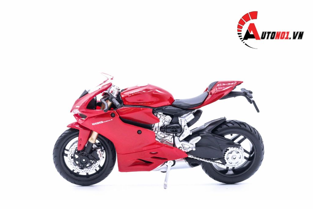 MÔ HÌNH DUCATI 1199 PANIGALE RED 1:18 MAISTO 3491