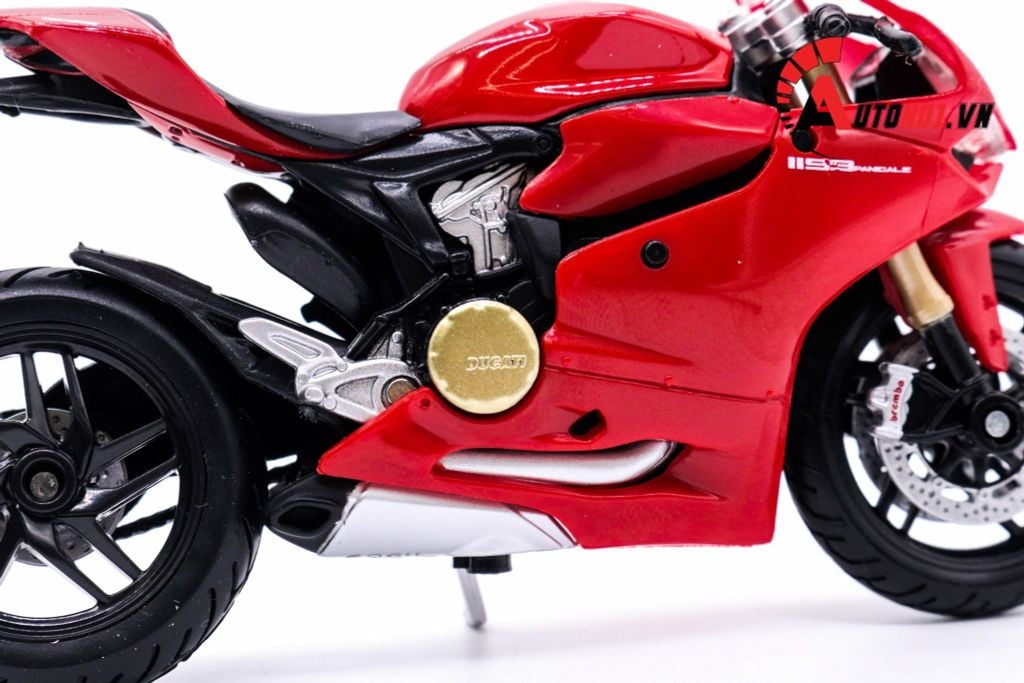 MÔ HÌNH DUCATI 1199 PANIGALE RED 1:18 MAISTO 3491