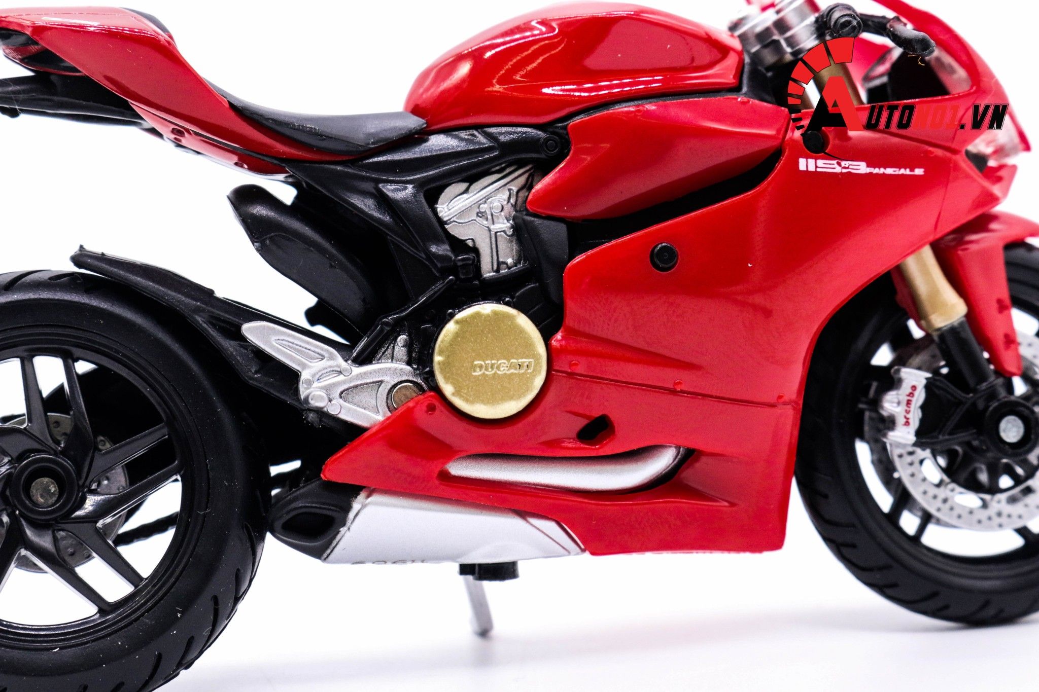  Mô hình xe Ducati 1199 panigale red 1:18 Maisto 3491 