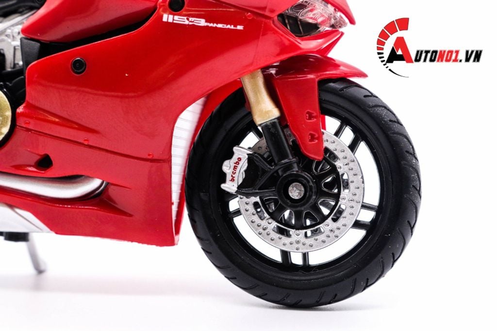 MÔ HÌNH DUCATI 1199 PANIGALE RED 1:18 MAISTO 3491