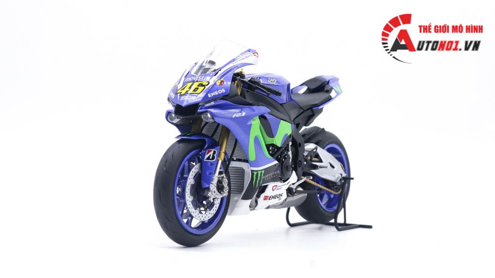  Mô hình xe cao cấp Yamaha Yzf-R1m Valentino Rossi #46 1:12 Tamiya D123h 