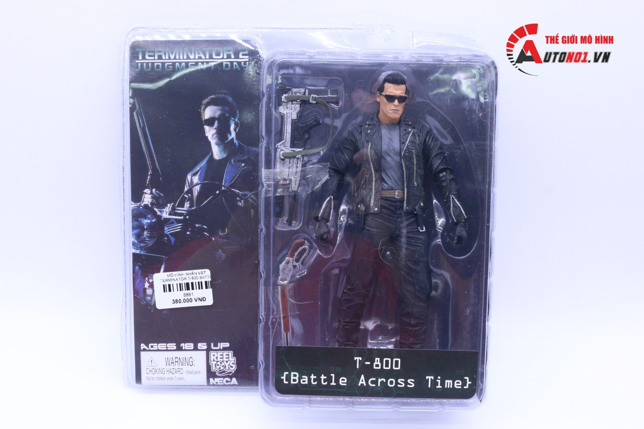  Mô hình nhân vật Terminator T-800 Battle Across Time 17cm Real Toys FG178 