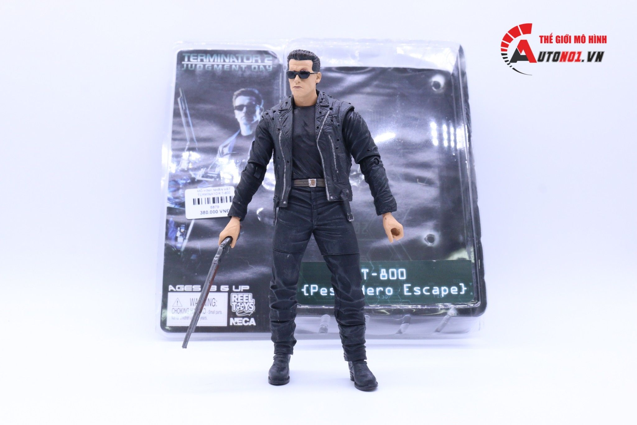  Mô hình nhân vật Terminator T-800 Pescadero Escape 17cm Real Toys FG177 