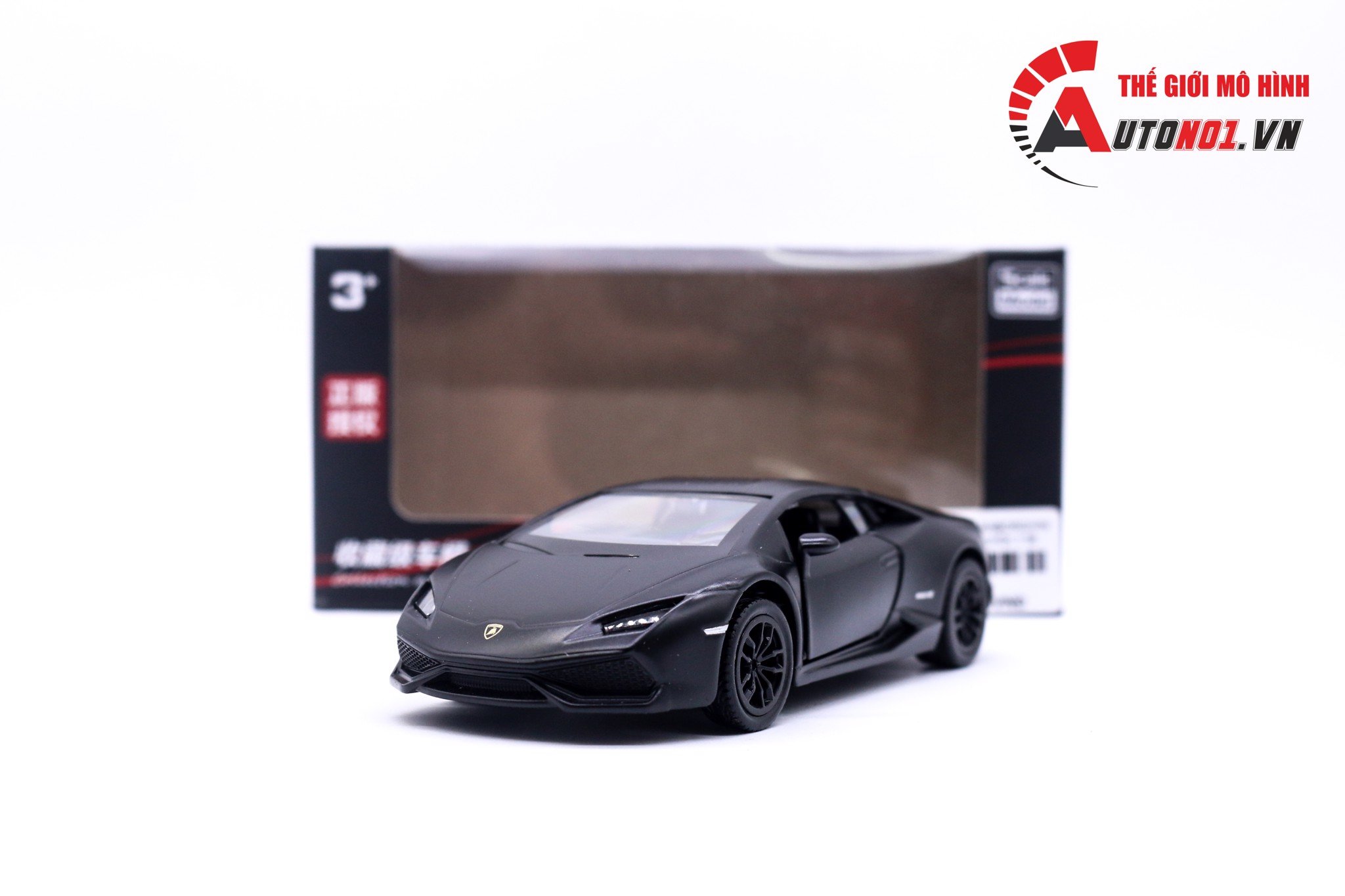 MÔ HÌNH XE LAMBORGHINI HURACAN BLACK 1:36 ALLOY 7114