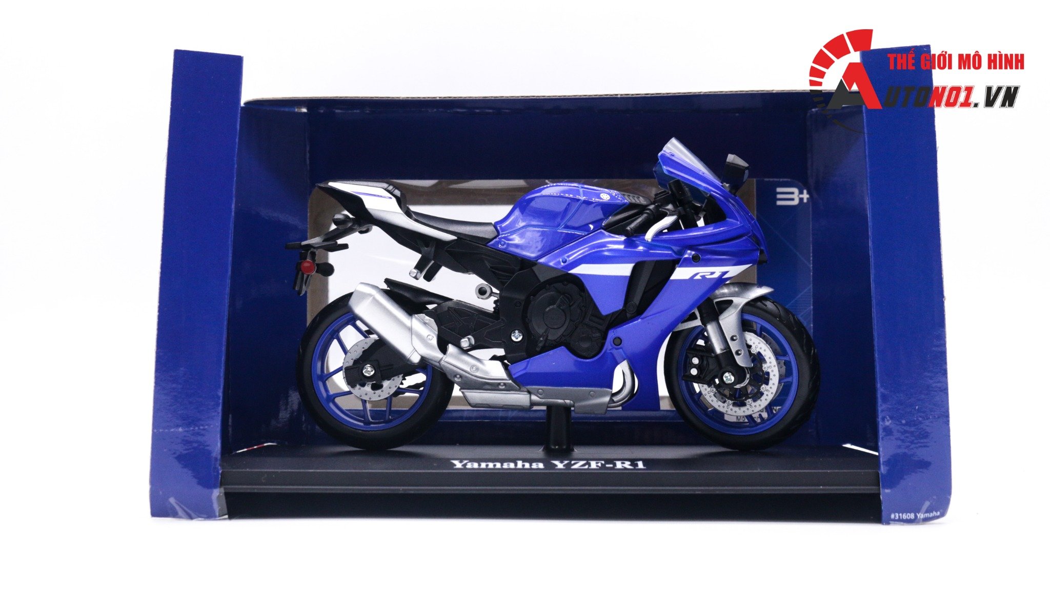  Mô hình xe mô tô Yamaha YZF-R1 2021 1:12 Maisto 8122 