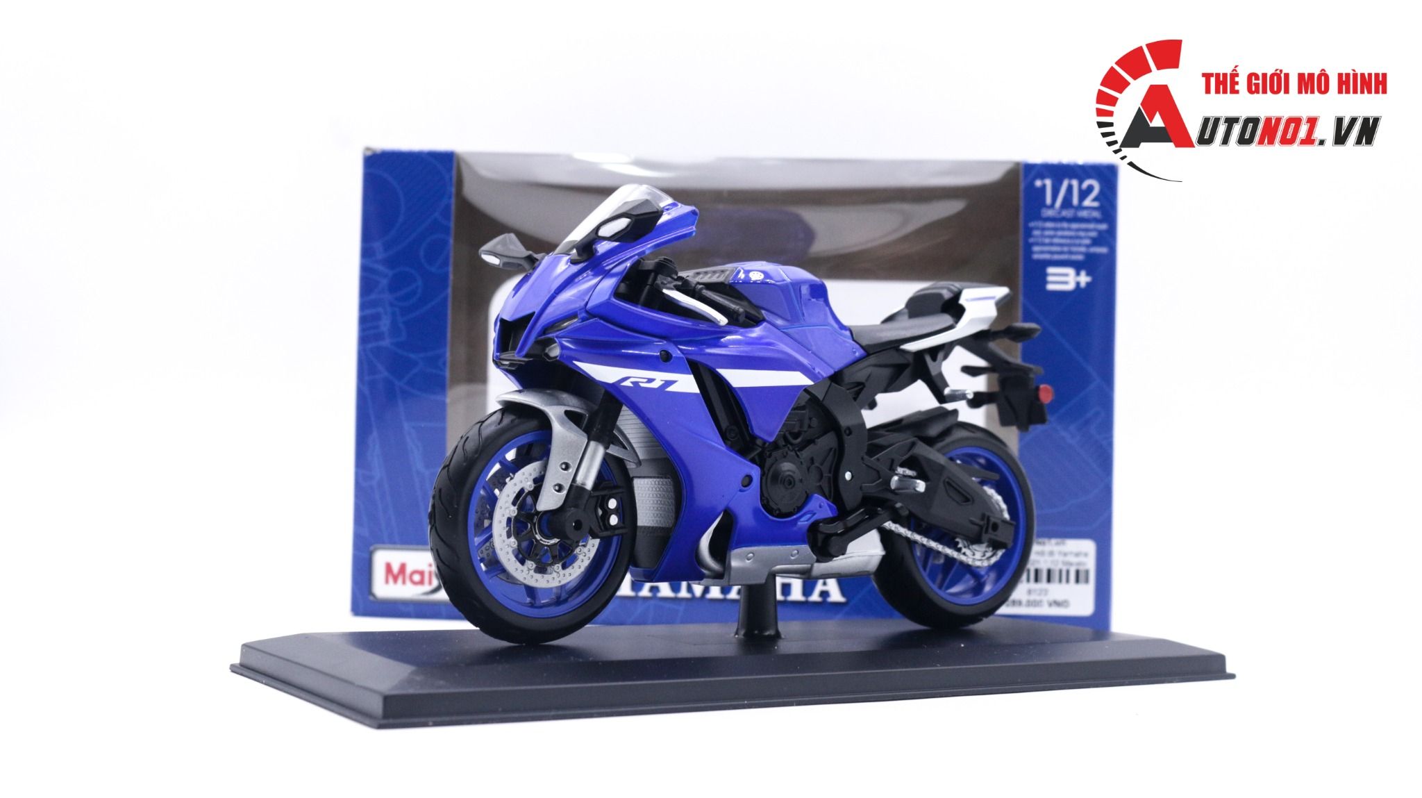  Mô hình xe mô tô Yamaha YZF-R1 2021 1:12 Maisto 8122 