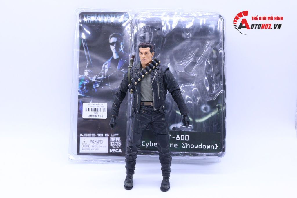 MÔ HÌNH NHÂN VẬT TERMINATOR T-800 CYBERDYNE SHOWDOWN 17CM REAL TOYS 6883