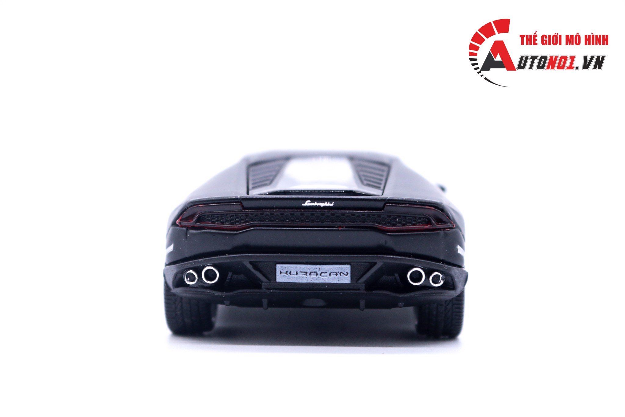  Mô hình xe Lamborghini Huracan Black 1:36 Alloy 7114 
