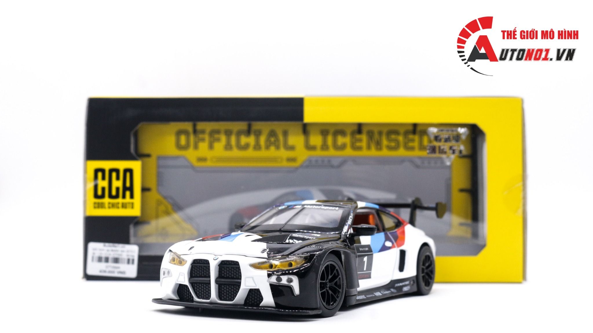  Mô hình xe BMW M4 GT3 tỉ lệ 1:24 Coolchicauto 68282K OT055 