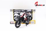  Mô hình xe Ducati Hypermotard red white có đế 1:12 Maisto MT083 