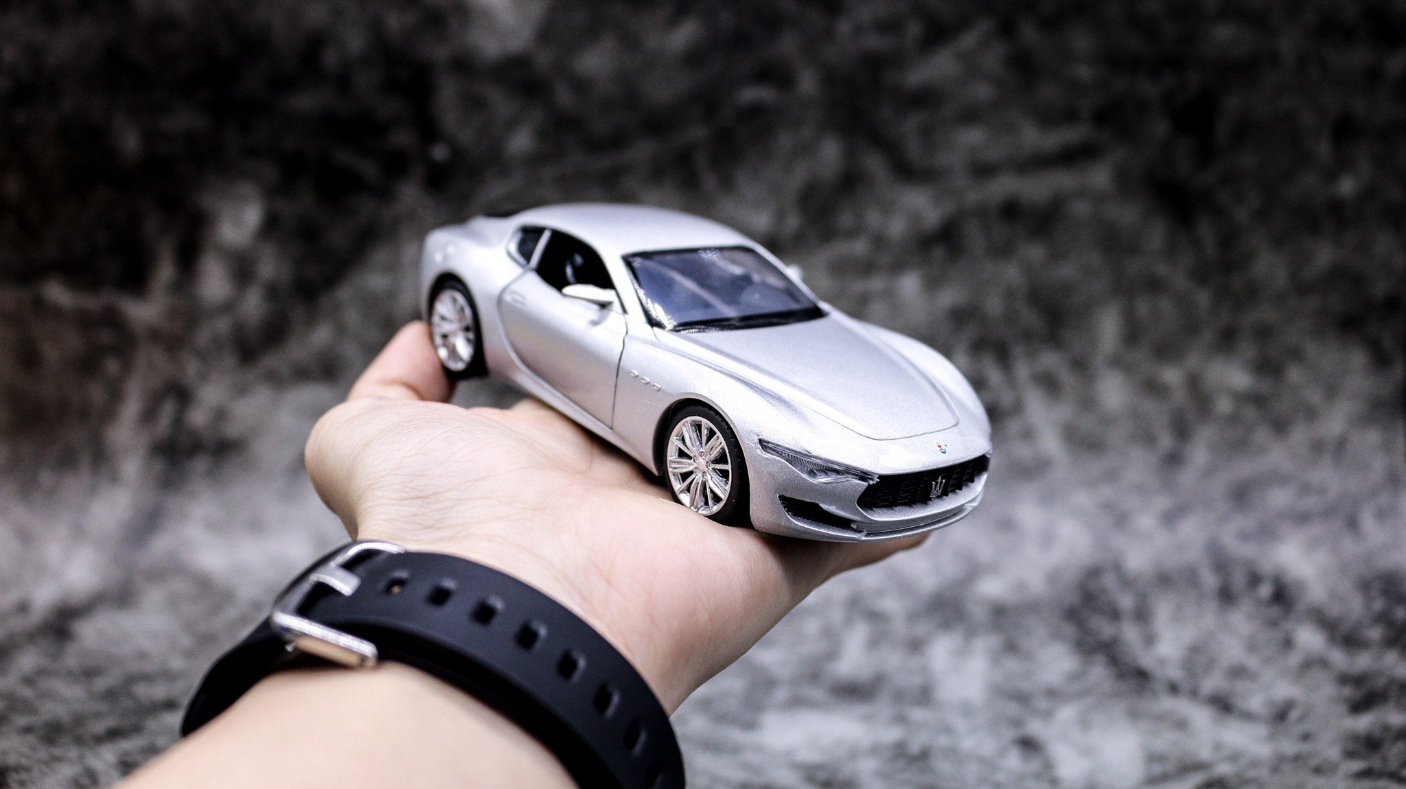 MÔ HÌNH XE MASERATI ALFIERI SILVER 1:36 JACKIEKIM 7381