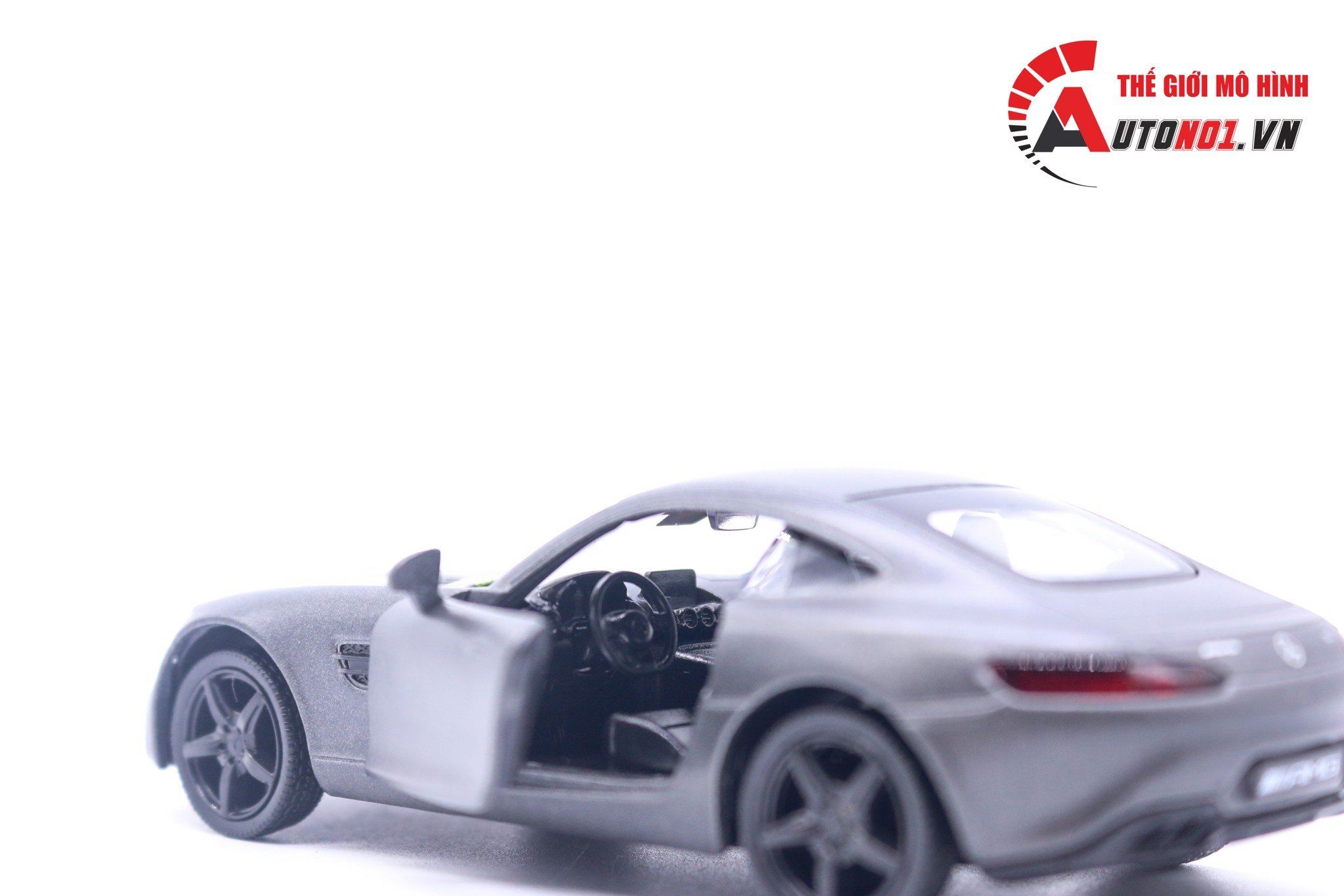  Mô hình xe Mercedes Benzs Amg Gts Grey 1:36 Alloy 7106 