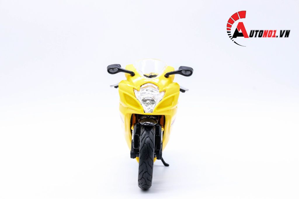 MÔ HÌNH SUZUKI GSX R600 YELLOW 1:12 MAISTO 3663