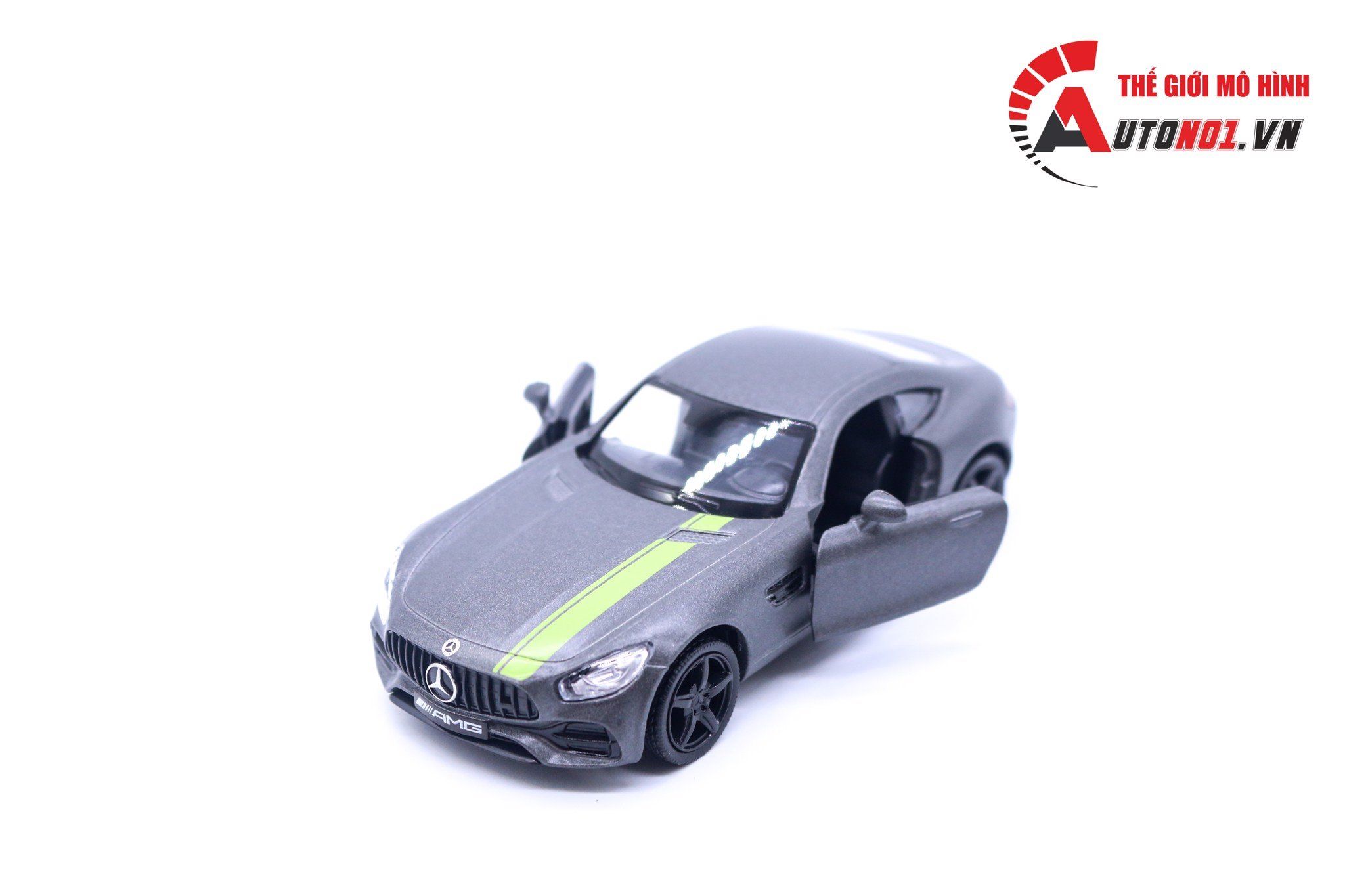  Mô hình xe Mercedes Benzs Amg Gts Grey 1:36 Alloy 7106 