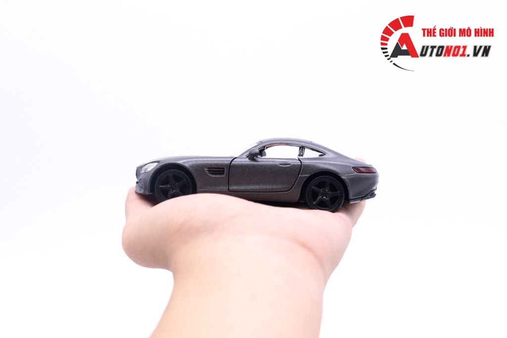 MÔ HÌNH XE MERCEDES BENZS AMG GTS GREY 1:36 ALLOY 7106