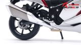  Mô hình xe Suzuki Hayabusa 1300cc 2022 Silver 1:12 Maisto MT016 