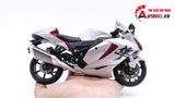  Mô hình xe Suzuki Hayabusa 1300cc 2022 Silver 1:12 Maisto MT016 