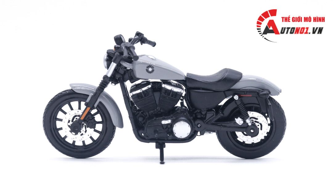  Mô hình Harley Davidson 2022 Sportster Iron 883 grey 1:18 Maisto MT018 