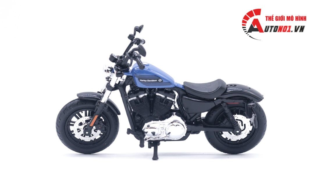  Mô hình Harley Davidson 2022 Forty Eight Special blue 1:18 Maisto MT019 