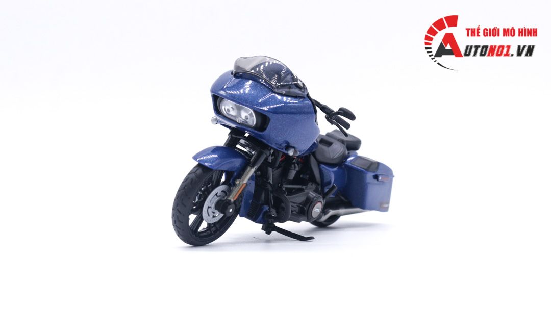  Mô hình Harley Davidson 2022 CVO Road Glide blue 1:18 Maisto MT017 