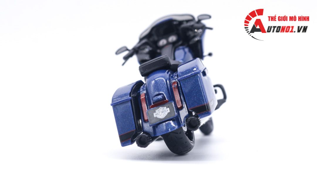  Mô hình Harley Davidson 2022 CVO Road Glide blue 1:18 Maisto MT017 