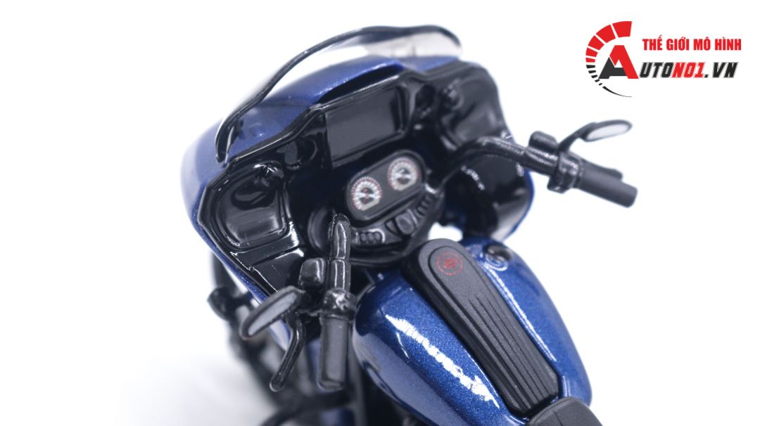  Mô hình Harley Davidson 2022 CVO Road Glide blue 1:18 Maisto MT017 