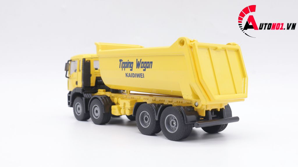 MÔ HÌNH XE TẢI TỰ ĐỔ YELLOW 1:50 KAIDIWEI 1385