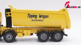  Mô hình xe tải tự đổ bằng kim loại tỉ lệ 1:50 KDW Kaidiwei 1385 