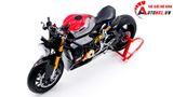  Mô hình xe cao cấp Ducati 1199 Panigale Cafe Racer Grey Red cao cấp nồi khô ghi đông mâm căm 1:12 Tamiya D201 