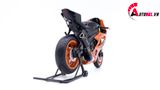  Mô hình xe độ Yamaha R6 Orange Mâm - Pô Kim Loại 1:12 Autono1 Welly D207D 