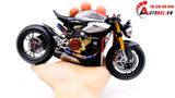  Mô hình xe cao cấp Ducati 1199 Panigale Cafe Racer Grey Red cao cấp nồi khô ghi đông mâm căm 1:12 Tamiya D201 