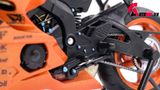  Mô hình xe độ Yamaha R6 Orange Mâm - Pô Kim Loại 1:12 Autono1 Welly D207D 