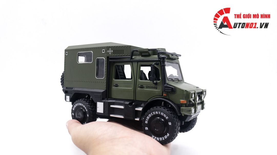  Mô hình xe địa hình Mercedes-benz Unimog tỉ lệ 1:28 OT072 