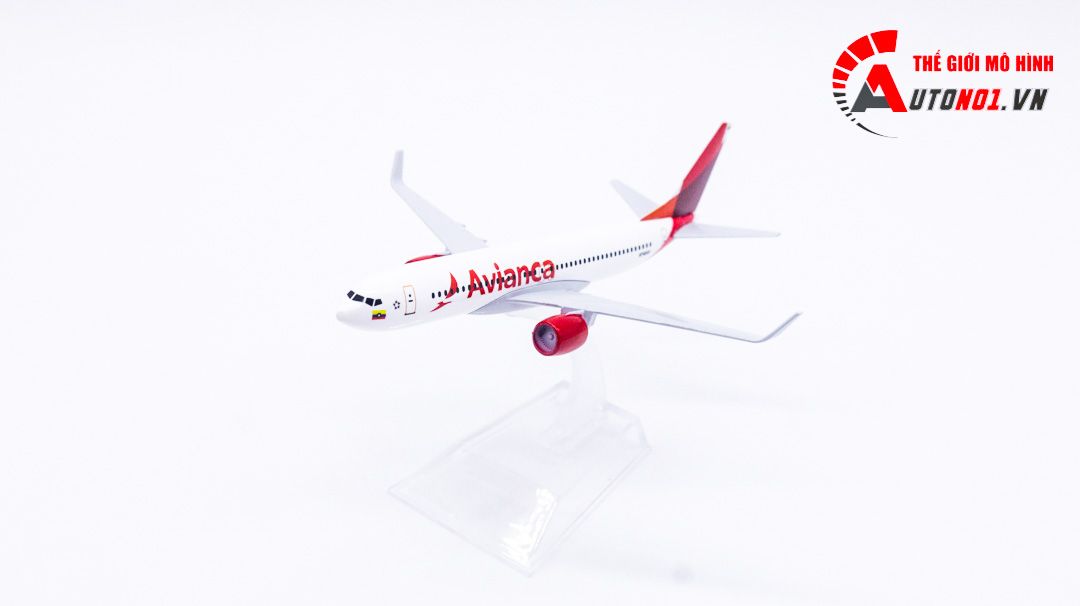  Mô hình máy bay Avianca Airbus A320 16cm MB16180 