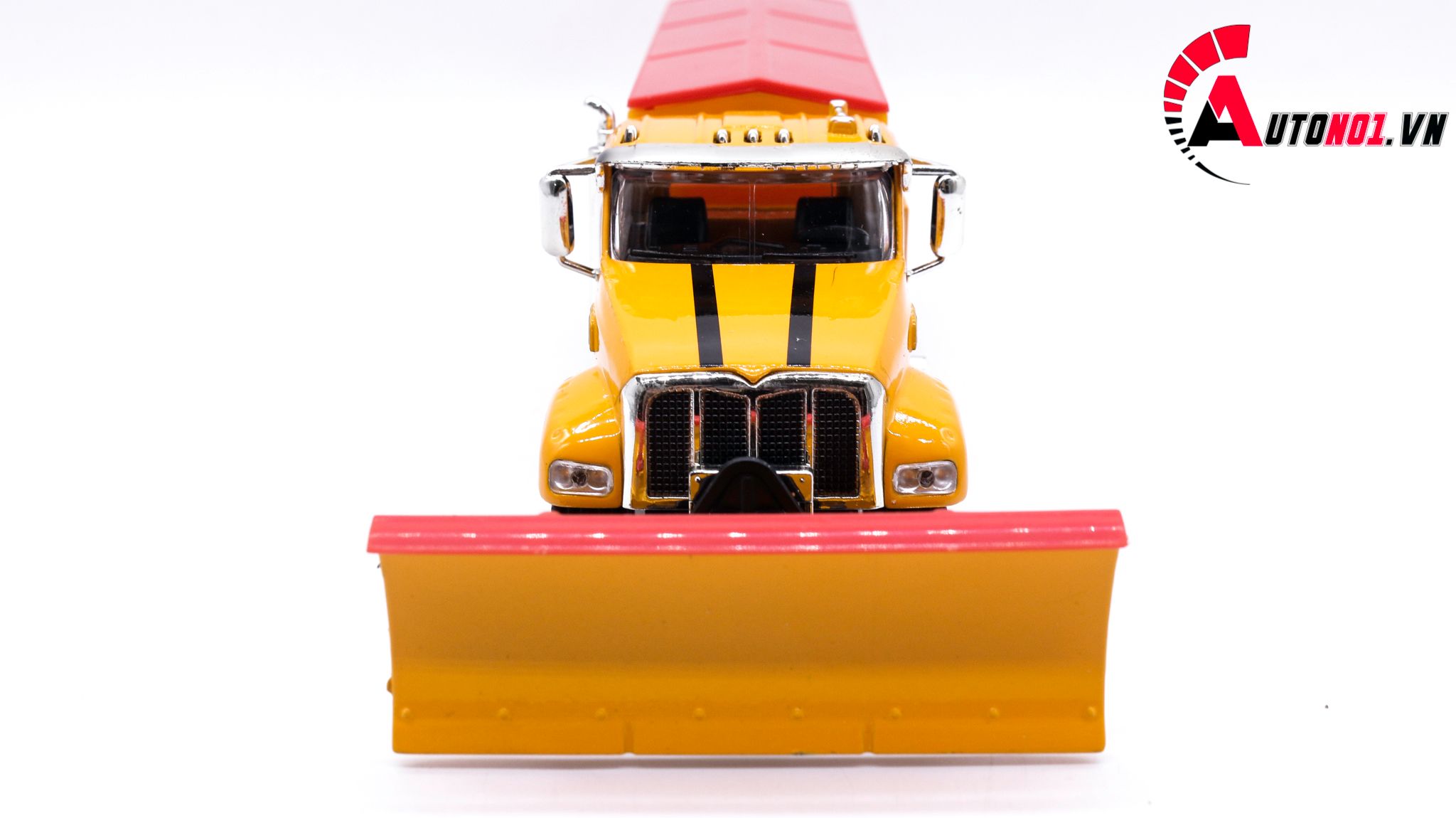  Mô hình xe tải ủi tuyết yellow 1:50 kaidiwei 7660 