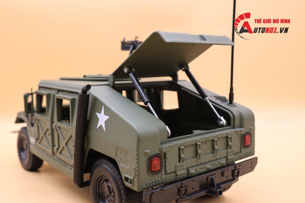 MÔ HÌNH XE BỌC THÉP QUÂN SỰ HUMMER HUMVEE 1:18 KAIDIWEI 1469