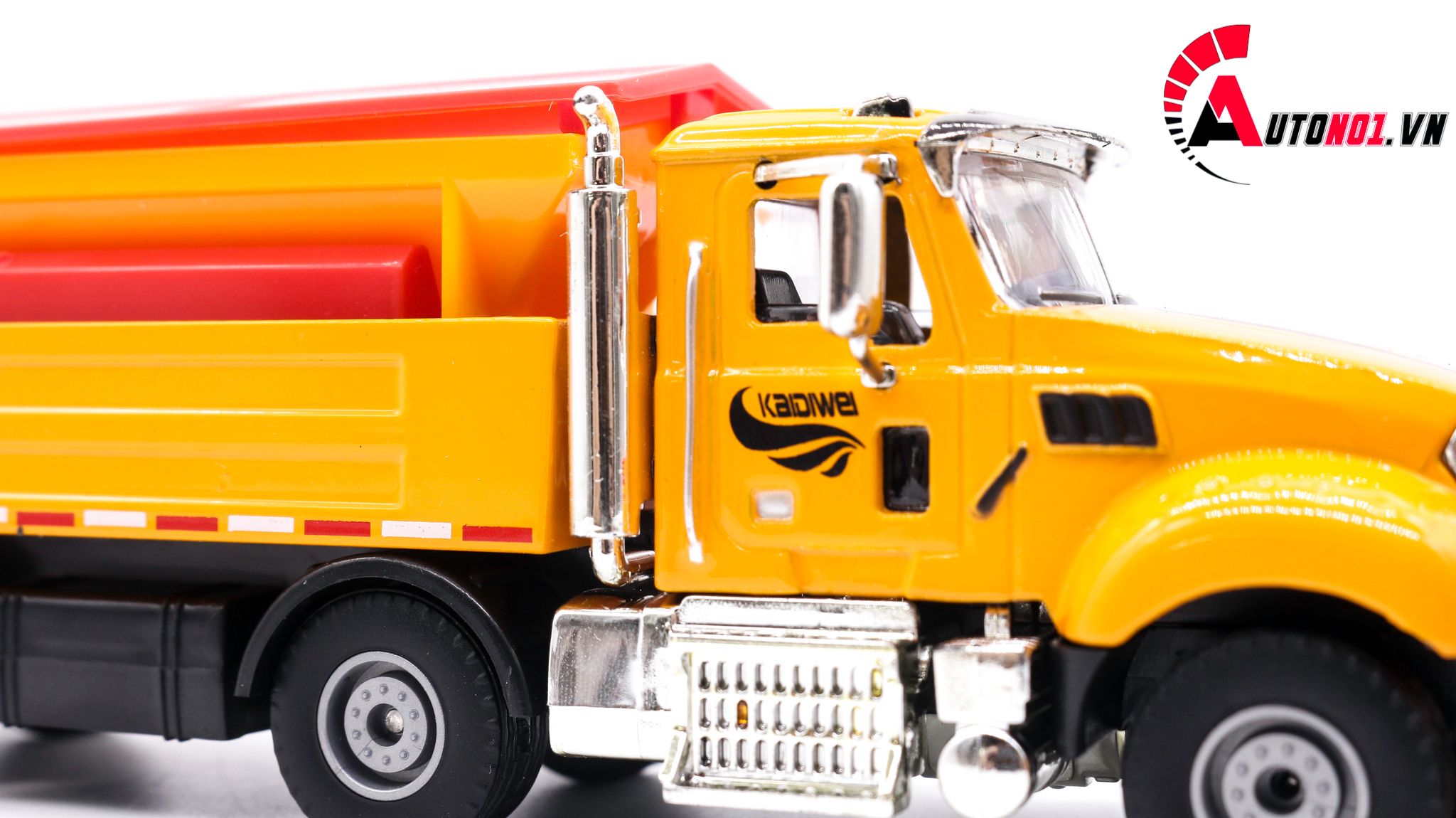  Mô hình xe tải ủi tuyết yellow 1:50 kaidiwei 7660 