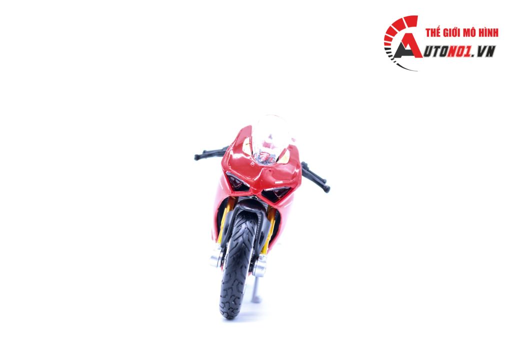 MÔ HÌNH XE DUCATI PANIGALE V4 RED 1:18 BBURAGO 6889