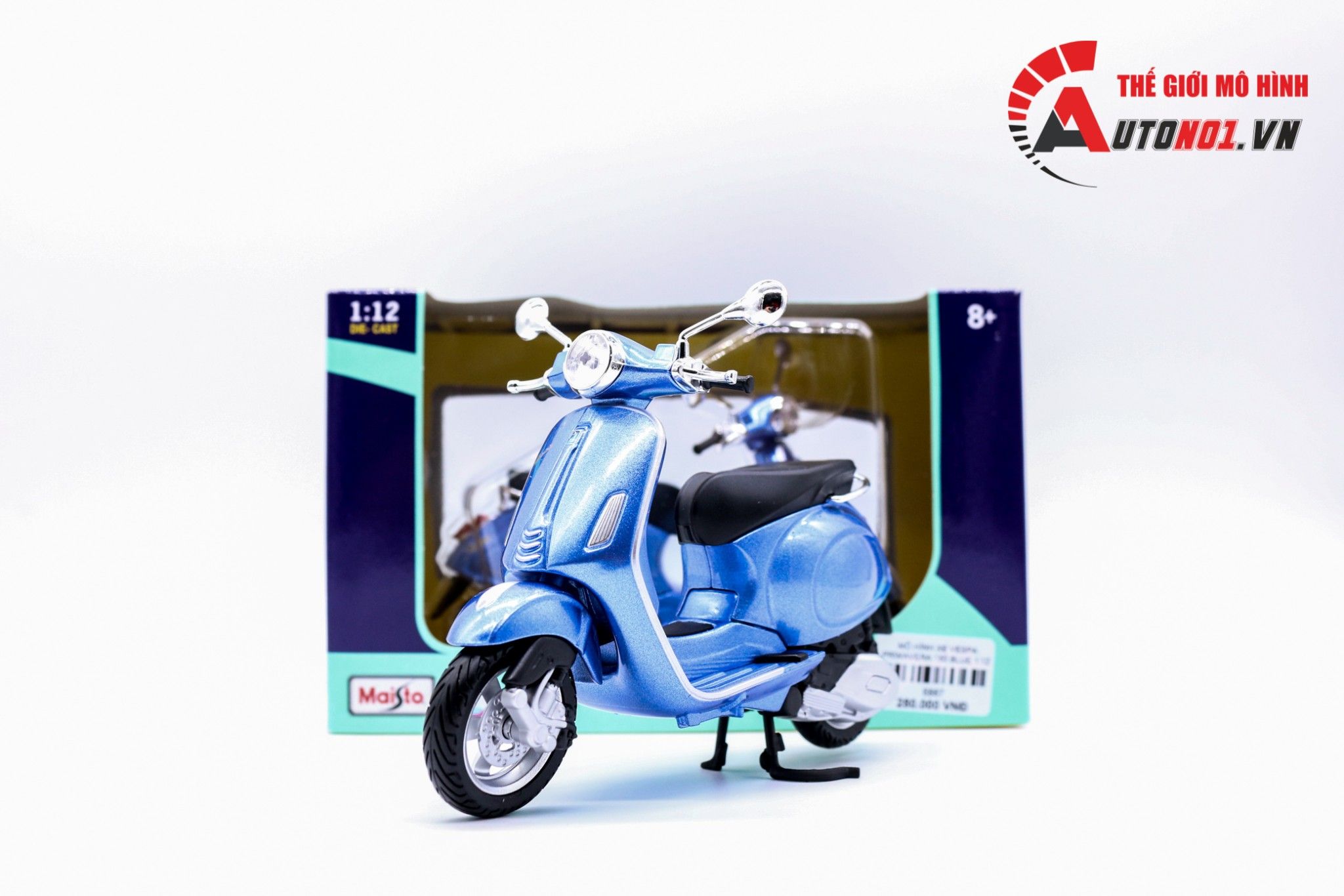 Mô hình xe Vespa primavera 150 1:12 Maisto 7447