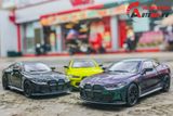  Mô hình xe BMW M4 2024 full open - đánh lái - có đèn - âm thanh full kính tỉ lệ 1:24 Alloy model OT573 