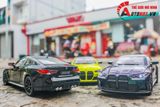  Mô hình xe BMW M4 2024 full open - đánh lái - có đèn - âm thanh full kính tỉ lệ 1:24 Alloy model OT573 