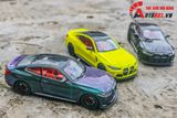  Mô hình xe BMW M4 2024 full open - đánh lái - có đèn - âm thanh full kính tỉ lệ 1:24 Alloy model OT573 