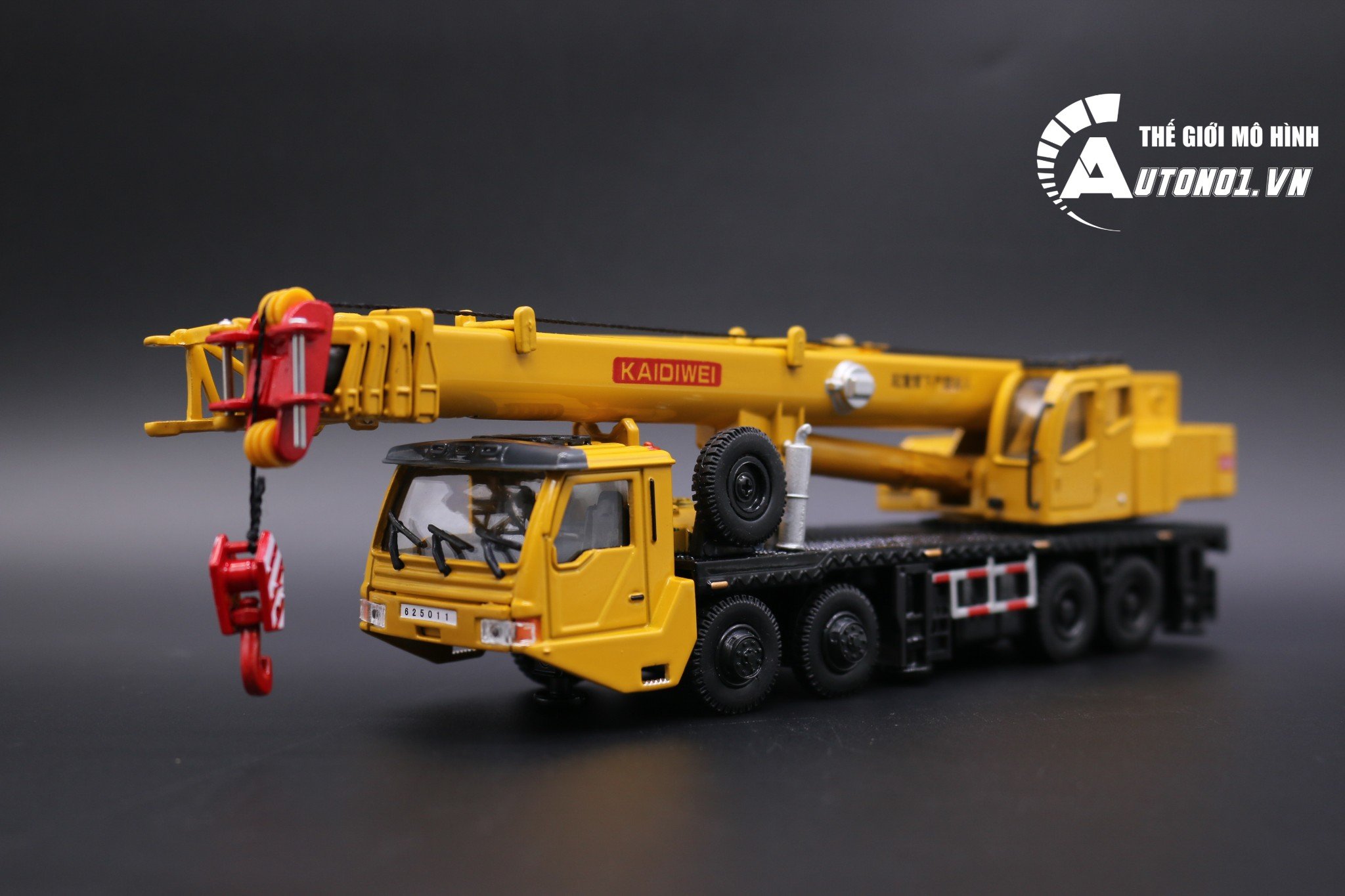 XE TRỤC CẨU 16 BÁNH 3 TẦNG 97CM, MÓC 1:55 KADIWEI 5262