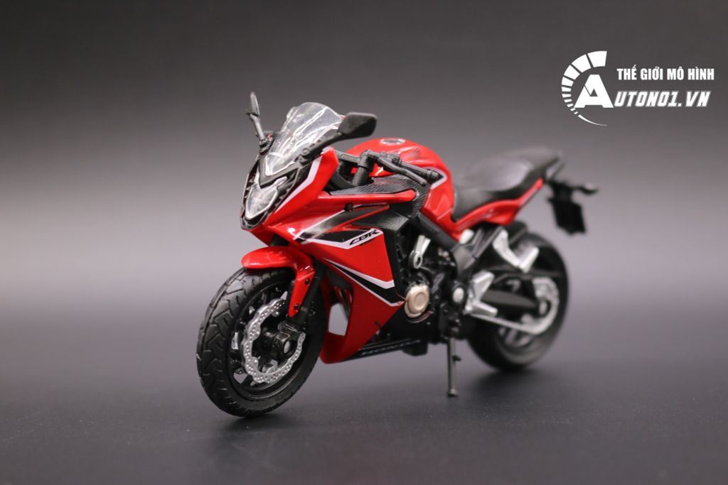 MÔ HÌNH HONDA CBR 650F 2018 RED 1:18 WELLY 6565