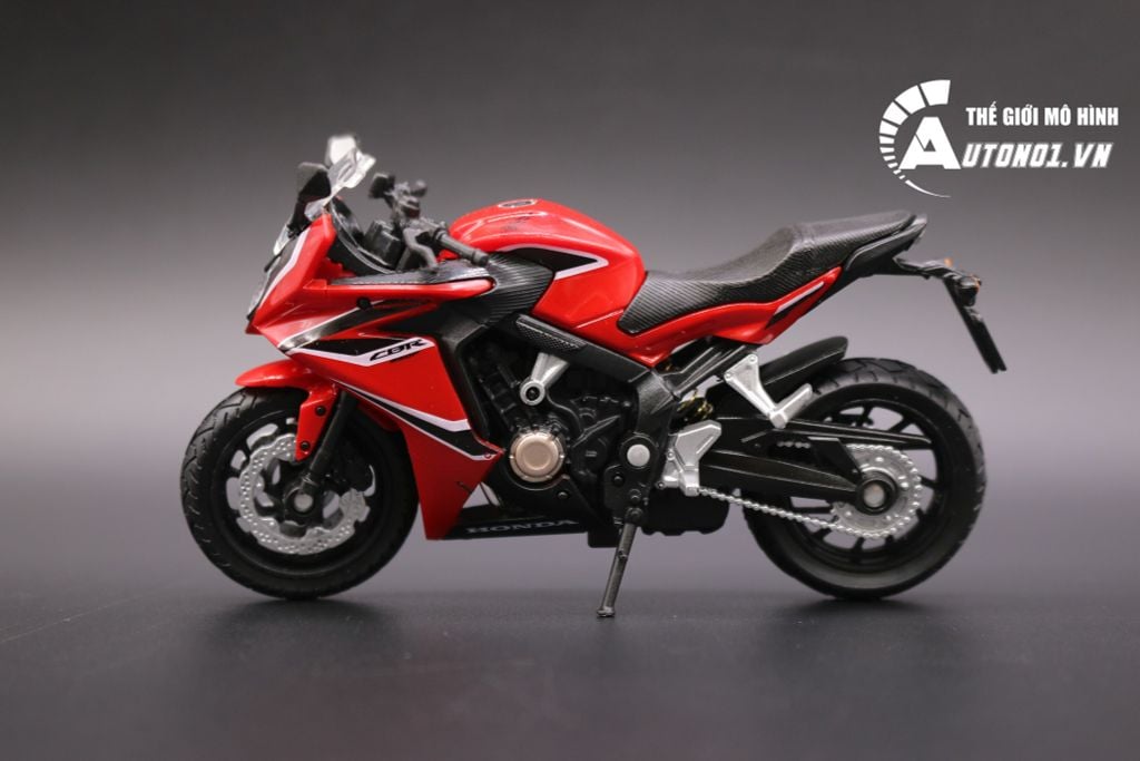 MÔ HÌNH HONDA CBR 650F 2018 RED 1:18 WELLY 6565