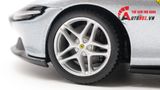  Mô hình xe Ferrari Roma Silver đánh lái được full open 1:24 Bburago 7926 