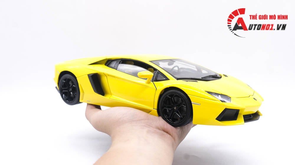  Mô hình xe Lamborghini Aventador Lp700-4 1:18 Welly 7870 