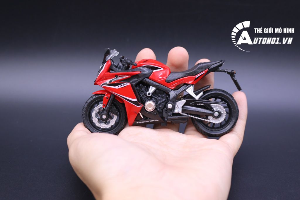 MÔ HÌNH HONDA CBR 650F 2018 RED 1:18 WELLY 6565