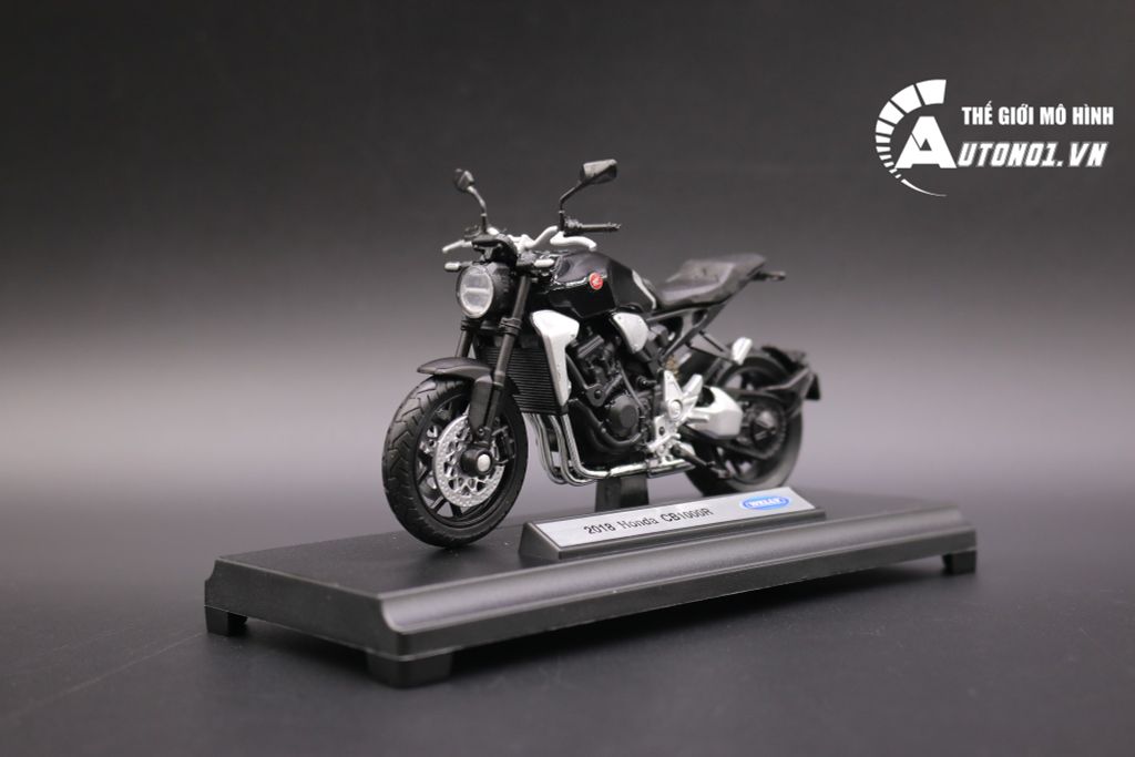 MÔ HÌNH HONDA CB1000R 2018 BLACK 1:18 WELLY 6564